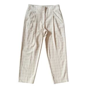 Wilfred Plaid Wool Cashmere Pants Light Academia Trousers Classic Retro Preppy